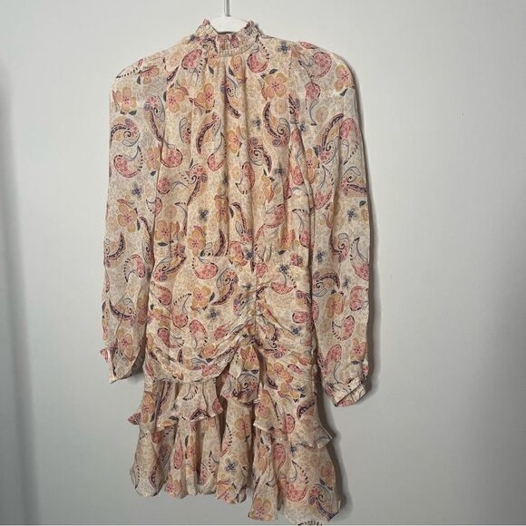 YUMI Kim New Teyona Mini Dress in Country Paisley Sand XS - Picture 8 of 9